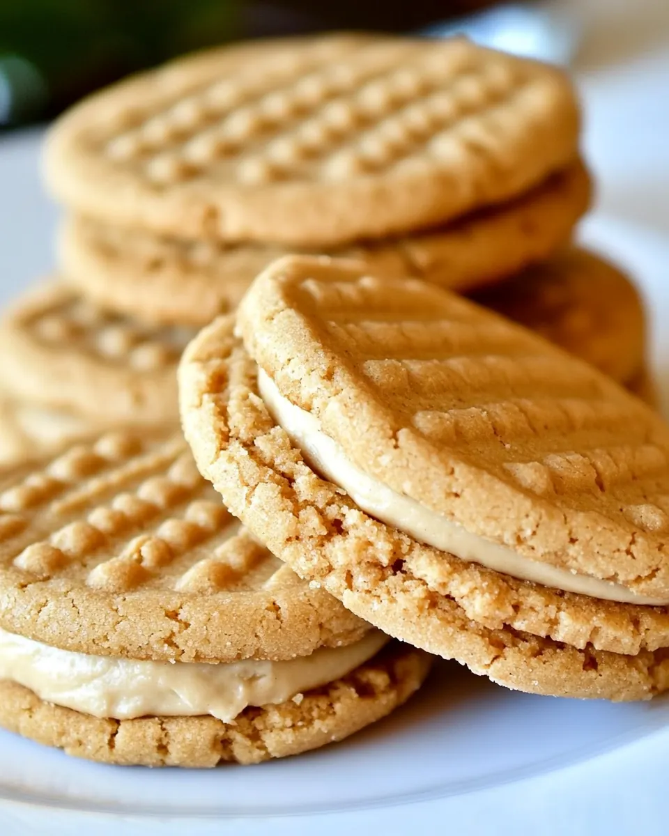 Peanut Butter Sandwich Cookies