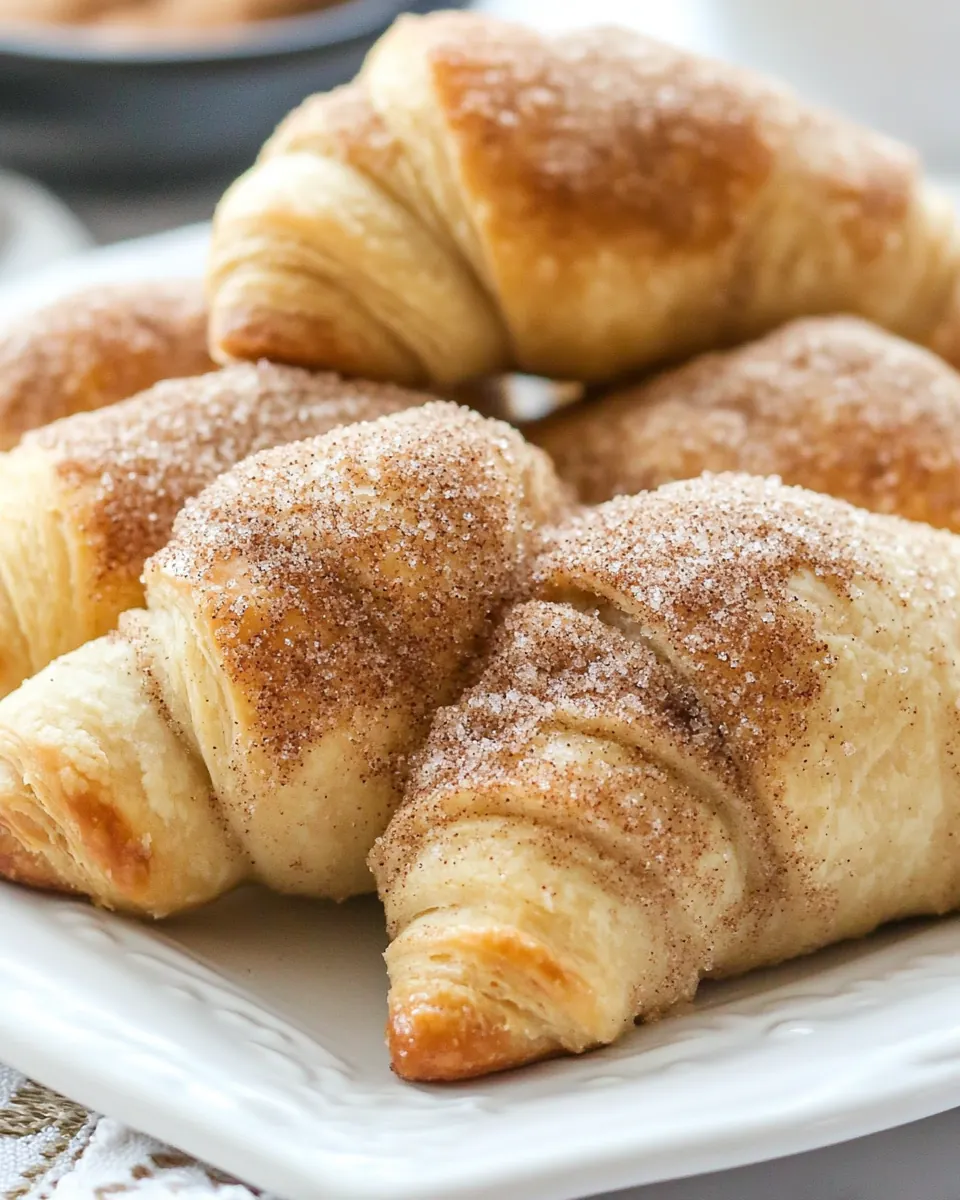 Peanut Butter Snickerdoodle Crescent Rolls