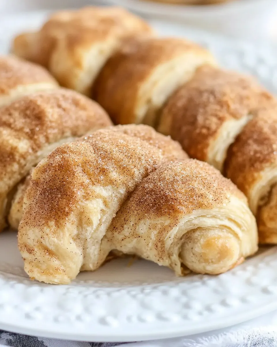 Peanut Butter Snickerdoodle Crescent Rolls