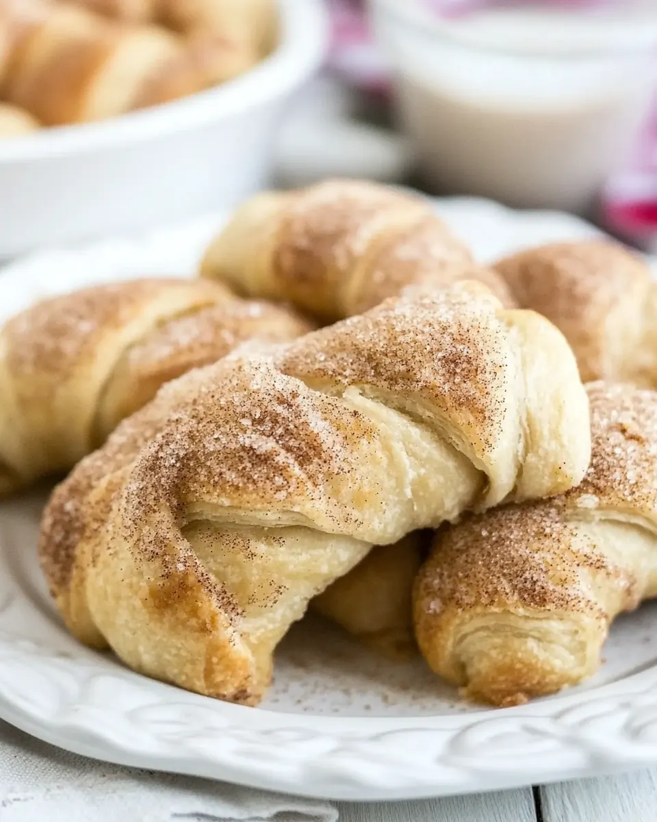 Peanut Butter Snickerdoodle Crescent Rolls
