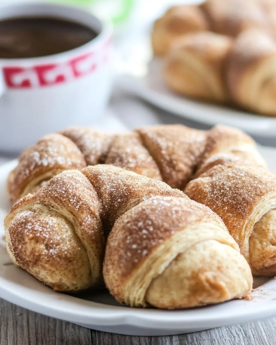 Peanut Butter Snickerdoodle Crescent Rolls