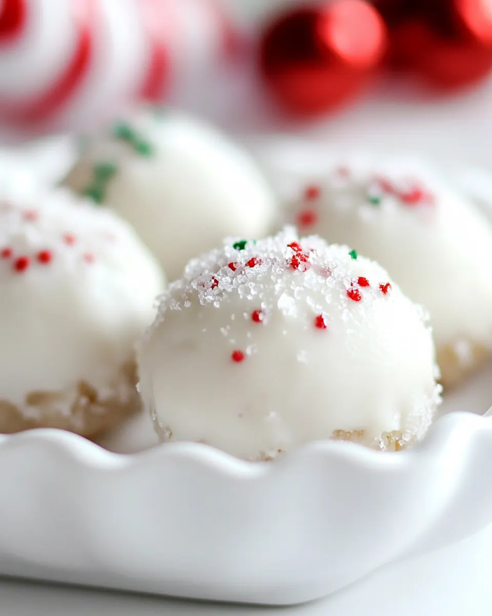 Peanut Butter Snowballs