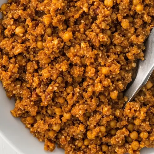 Pecan Chickpea Crumble