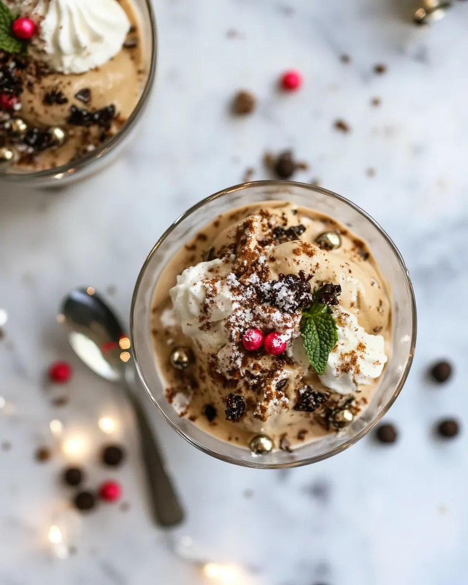 Peppermint Affogato