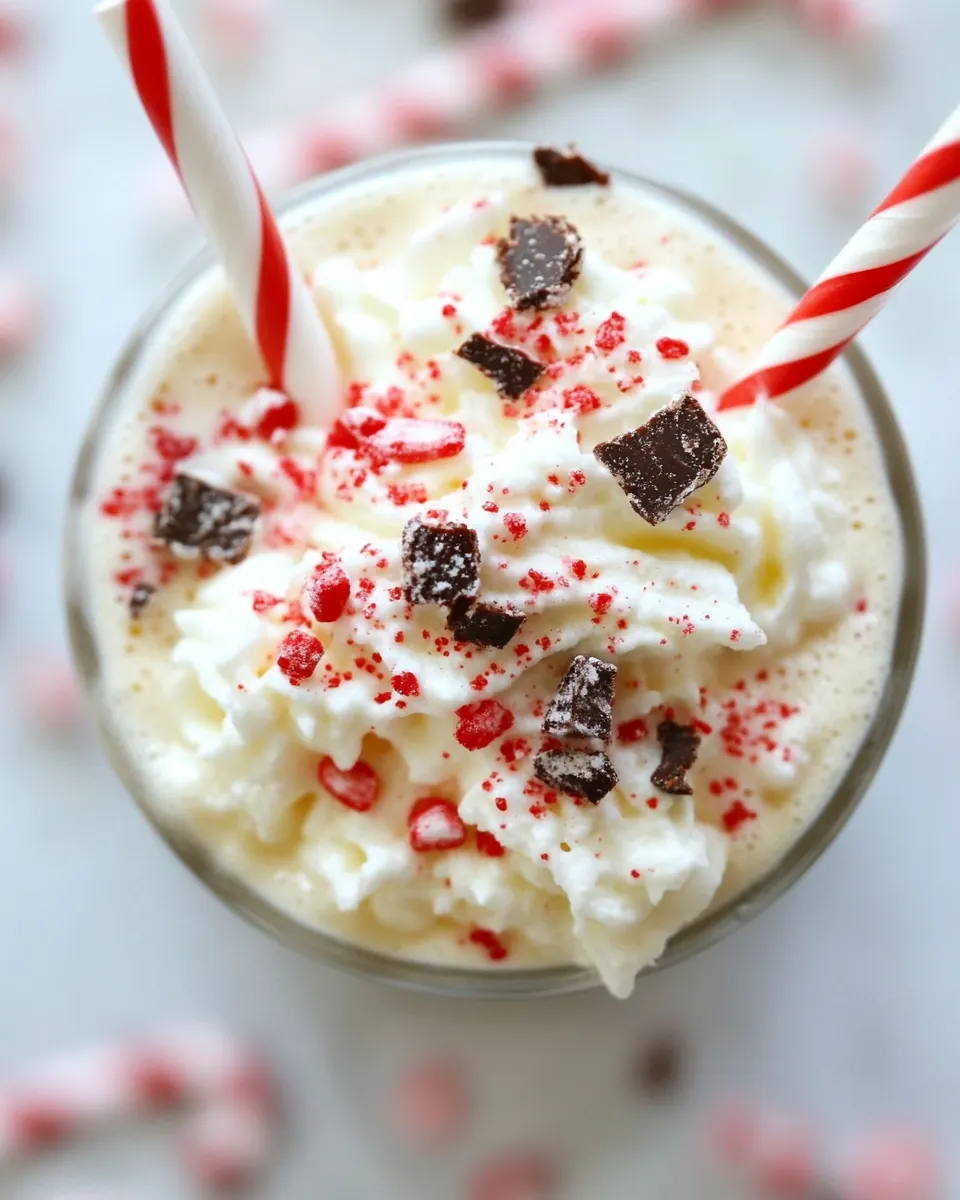 Peppermint Bark Milkshake