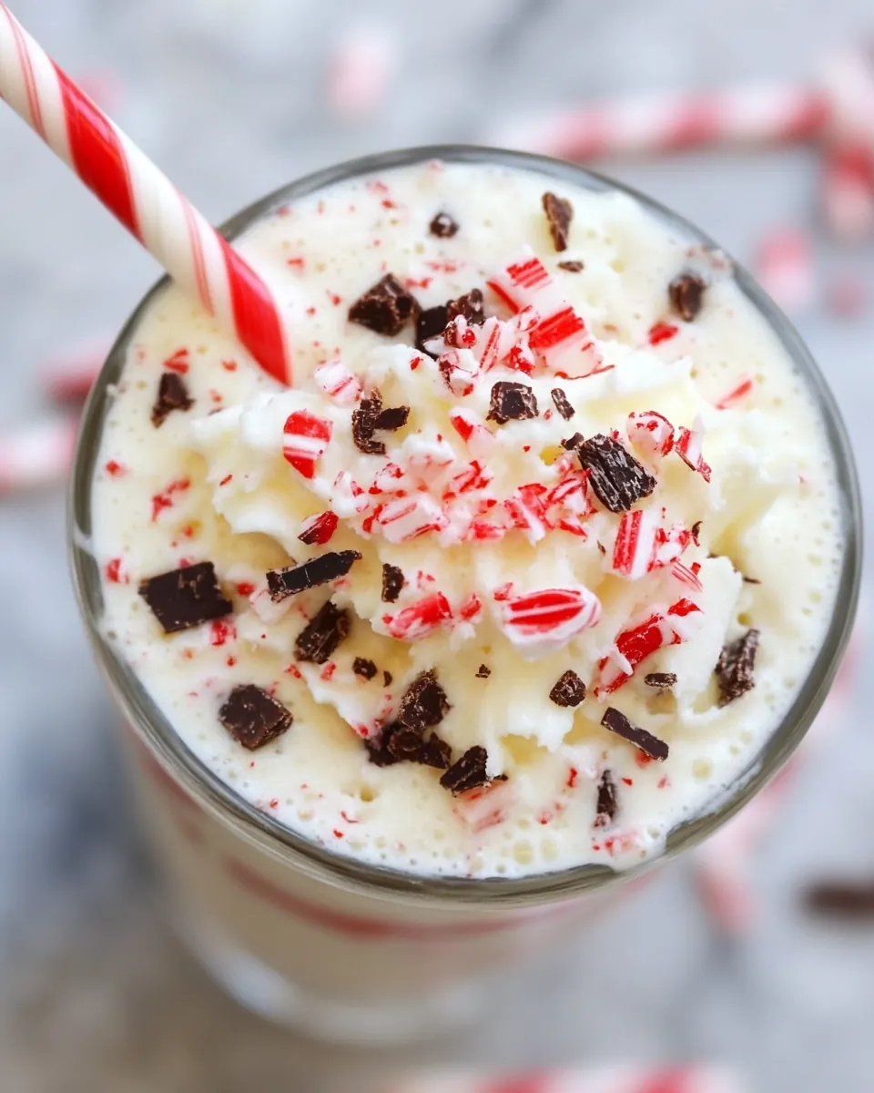 Peppermint Bark Milkshake