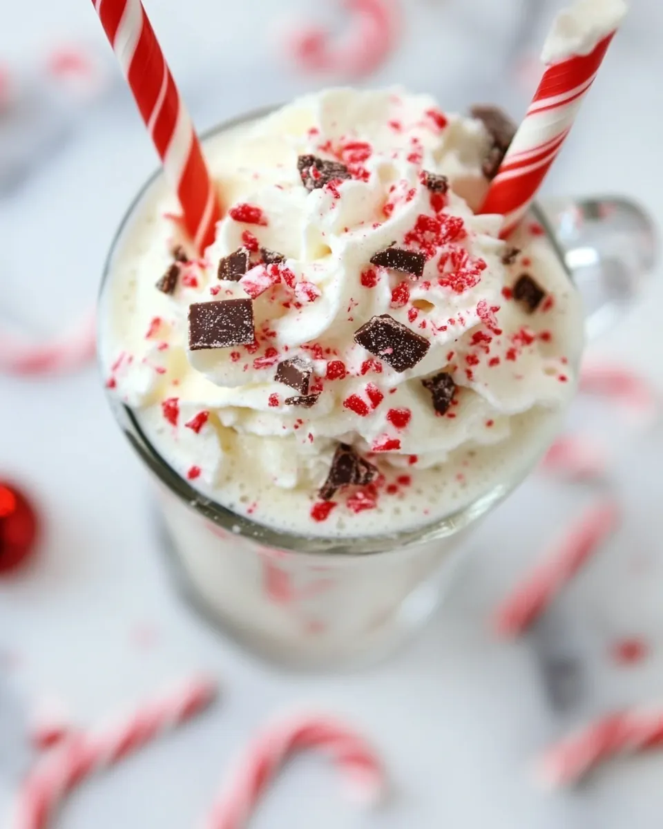 Peppermint Bark Milkshake