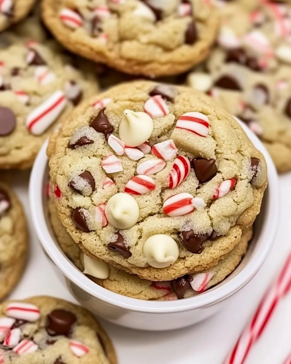 Peppermint Chocolate Chip Cookies