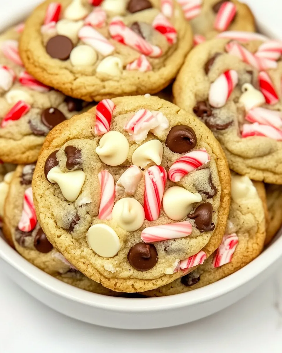 Peppermint Chocolate Chip Cookies