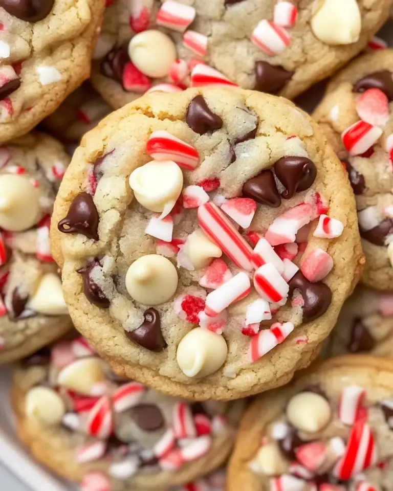Peppermint Chocolate Chip Cookies