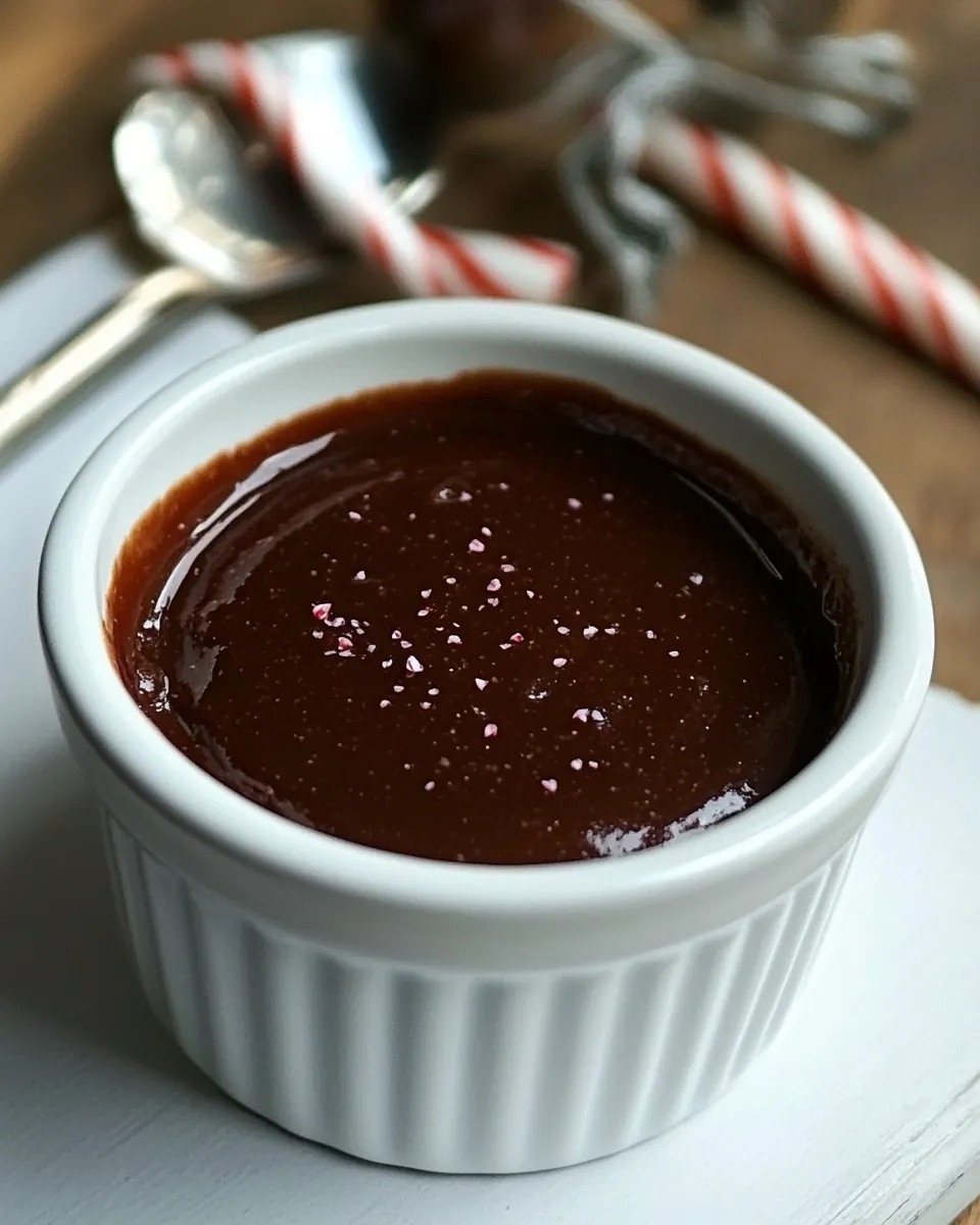 Peppermint Chocolate Sauce