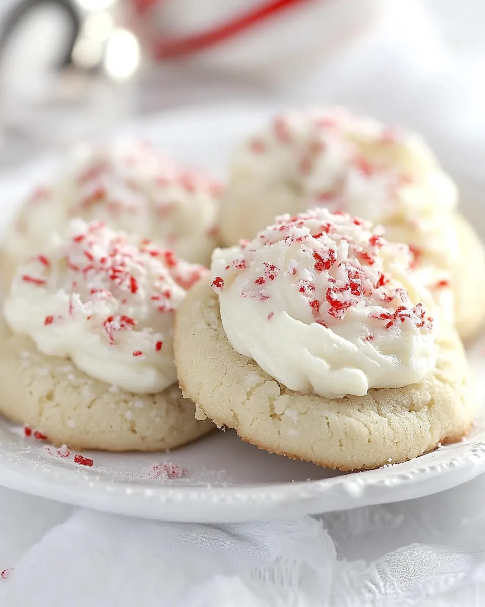 Peppermint Meltaways Cookies