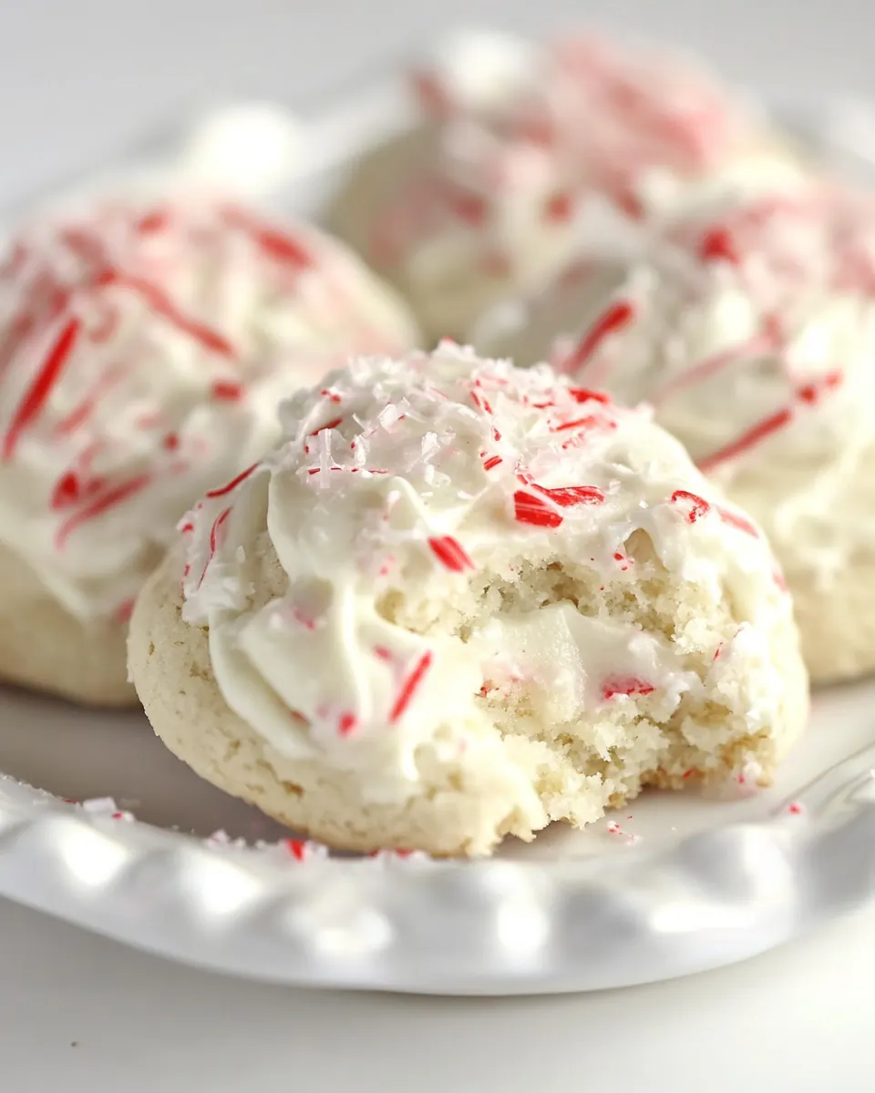 Peppermint Meltaways Cookies