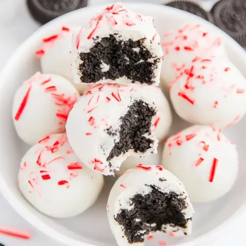 Peppermint Oreo Cookie Balls