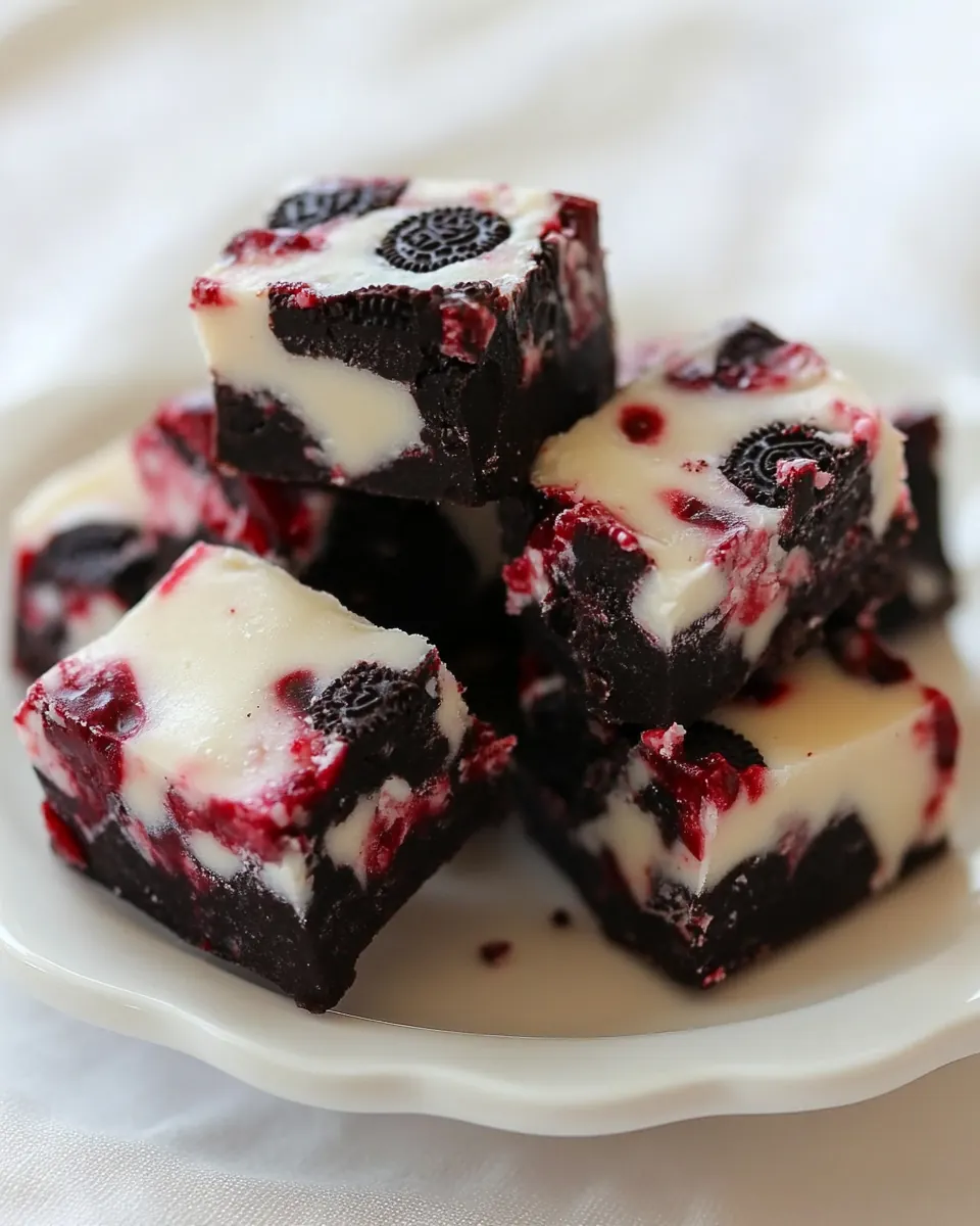 Peppermint Oreo Fudge
