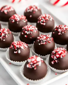 Peppermint Oreo Truffles