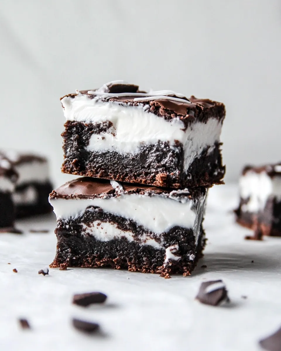 Peppermint Pattie Brownies