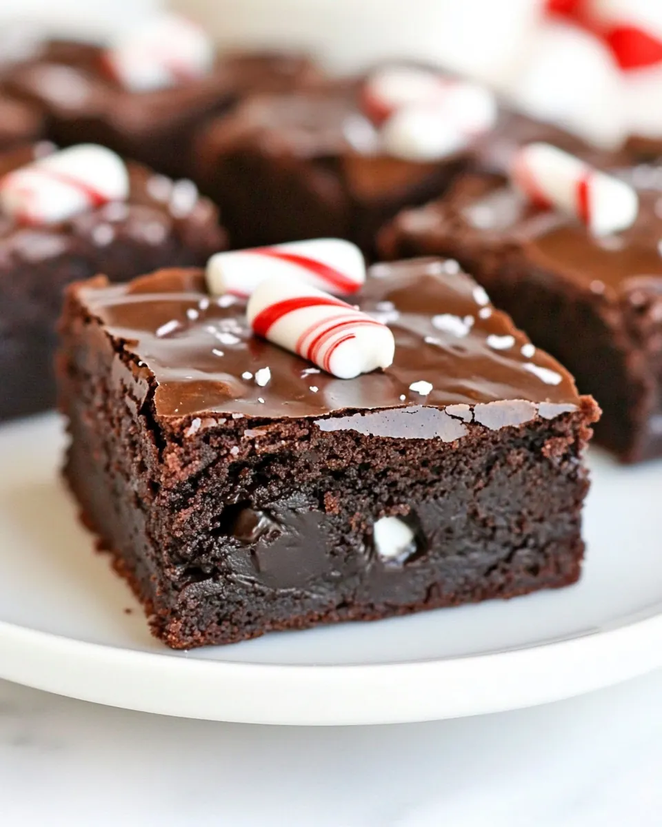 Peppermint Pattie Brownies