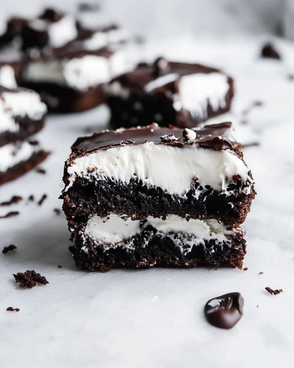 Peppermint Pattie Brownies