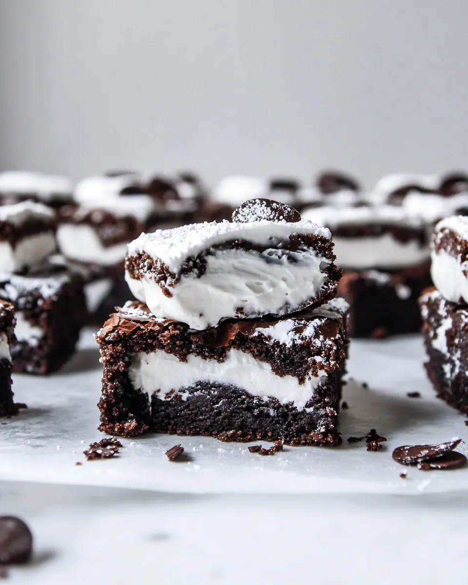 Peppermint Pattie Brownies