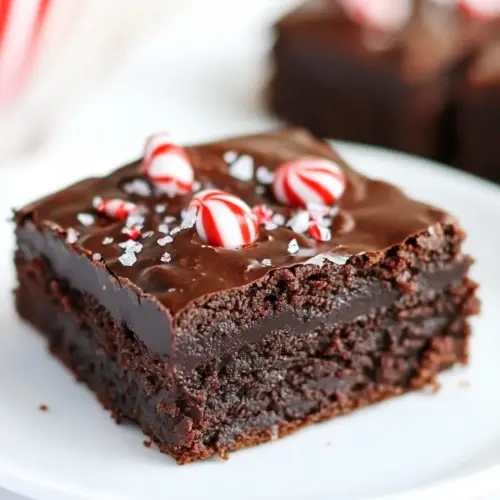 Peppermint Pattie Brownies