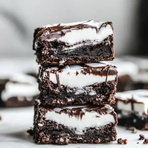 Peppermint Pattie Brownies