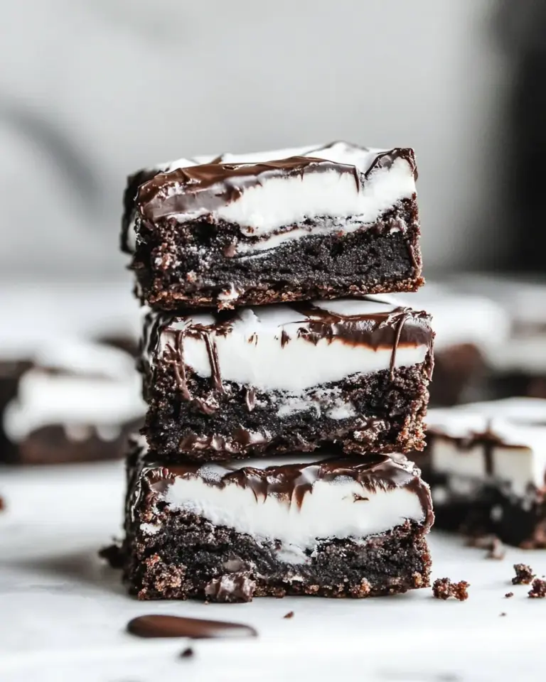 Peppermint Pattie Brownies