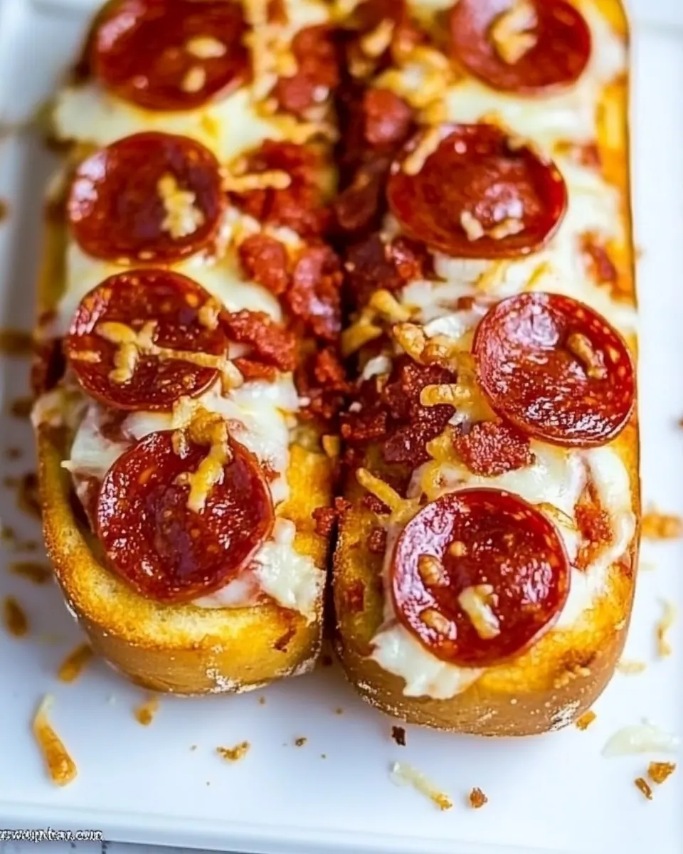 Pepperoni French Bread Pizza