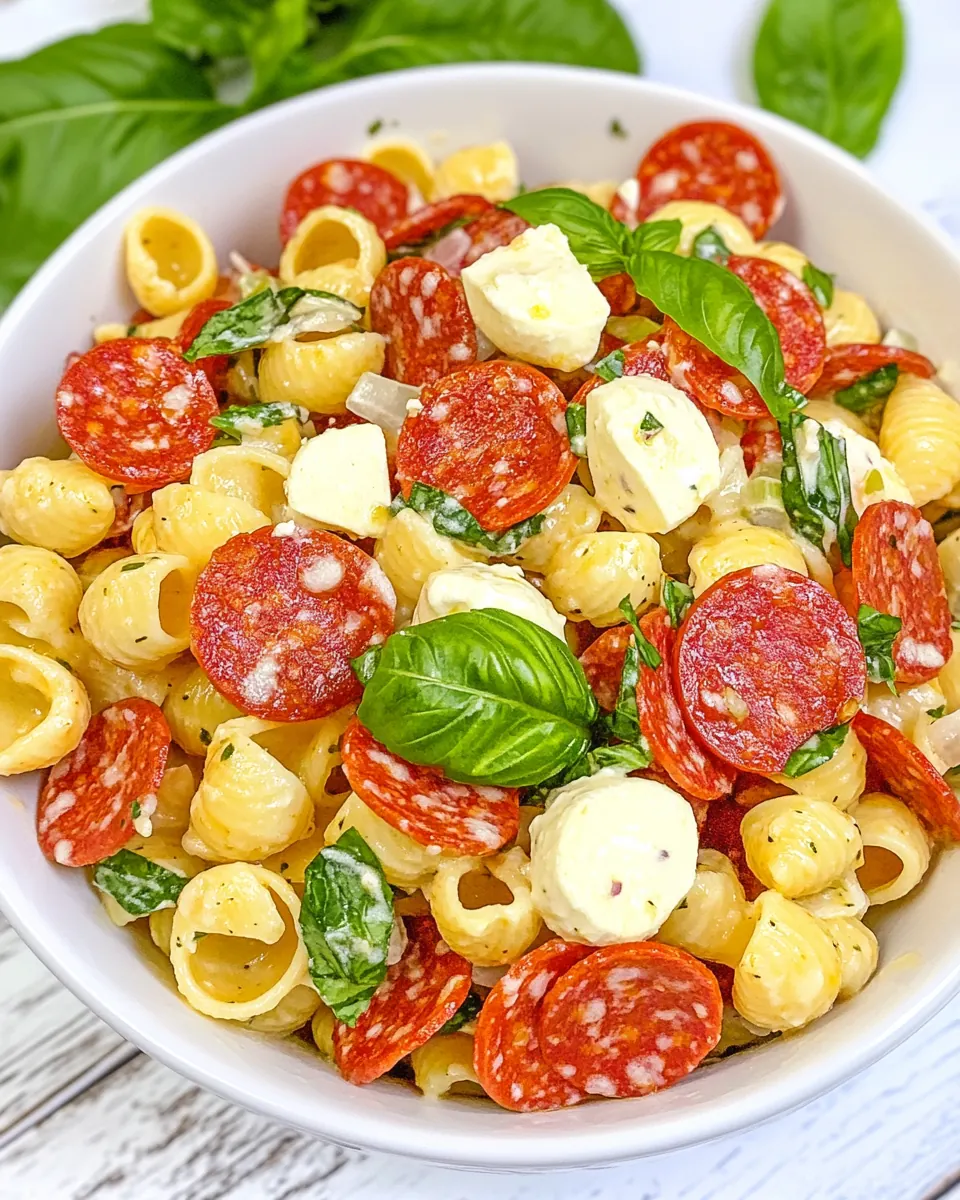 Pepperoni Pasta Salad