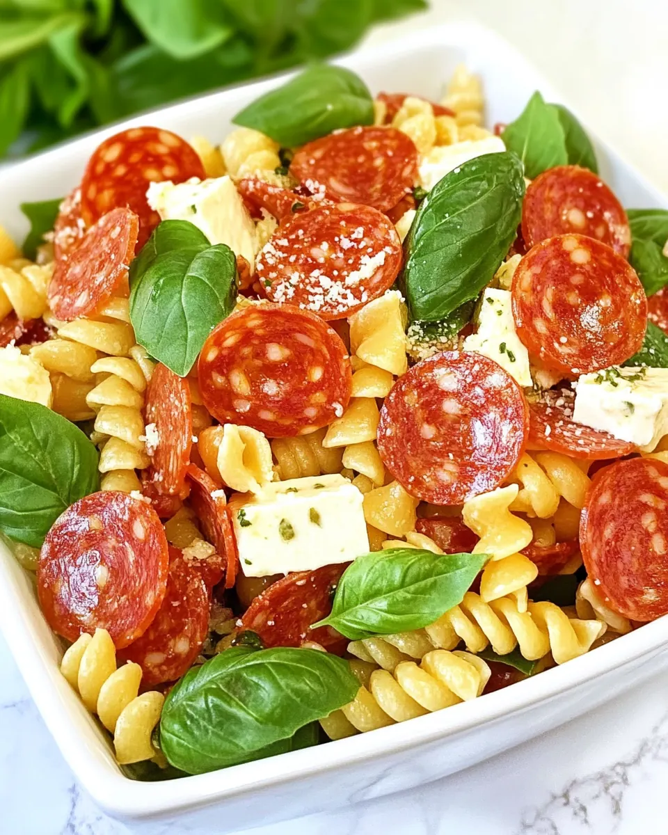 Pepperoni Pasta Salad