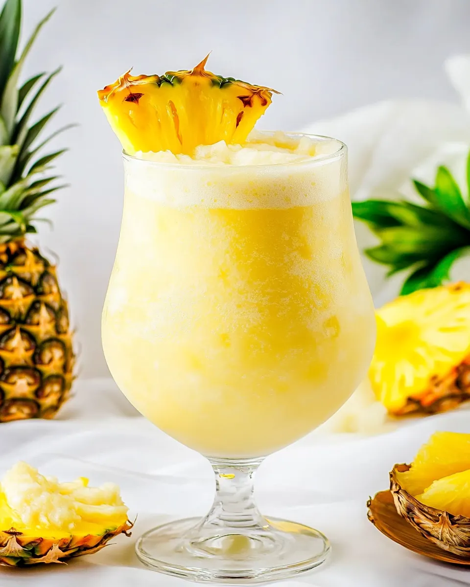 Pera Piña Rice and Pineapple Drink