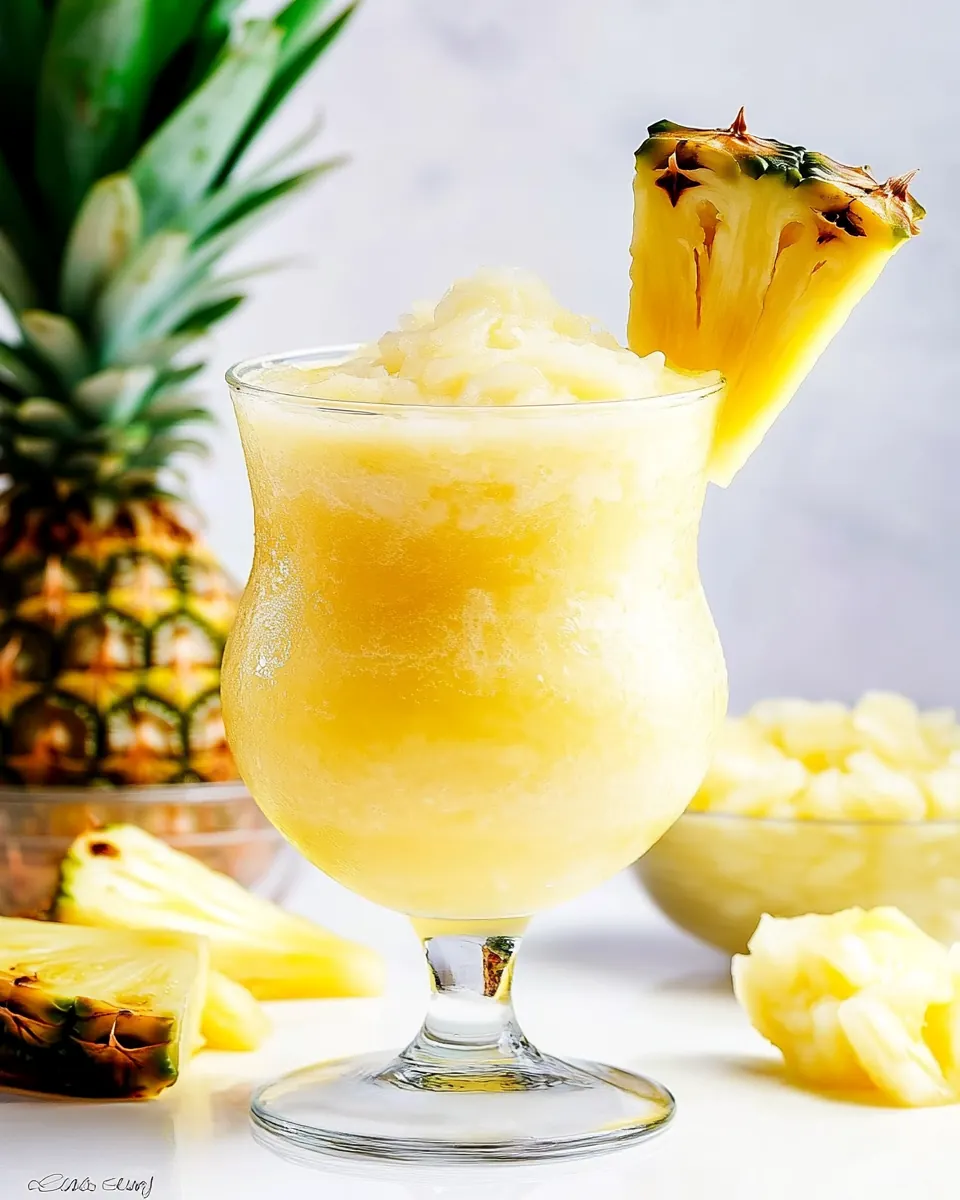 Pera Piña Rice and Pineapple Drink