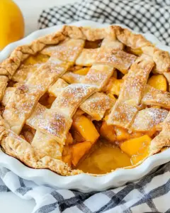 Perfect Peach Pie
