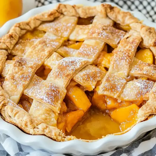 Perfect Peach Pie
