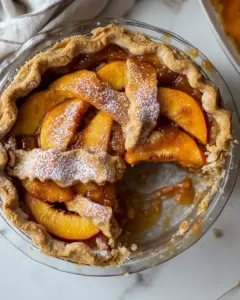 Perfect Vegan Peach Pie