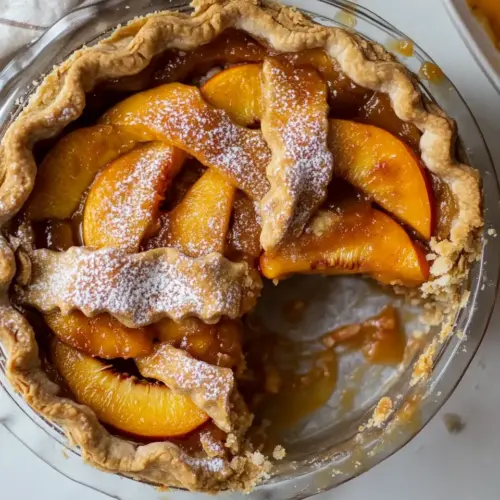 Perfect Vegan Peach Pie