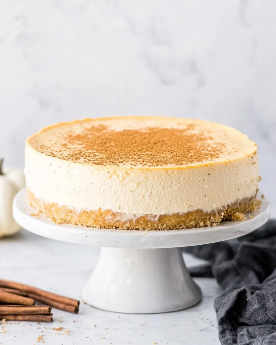 Perfectly Perfect Pumpkin Cheesecake