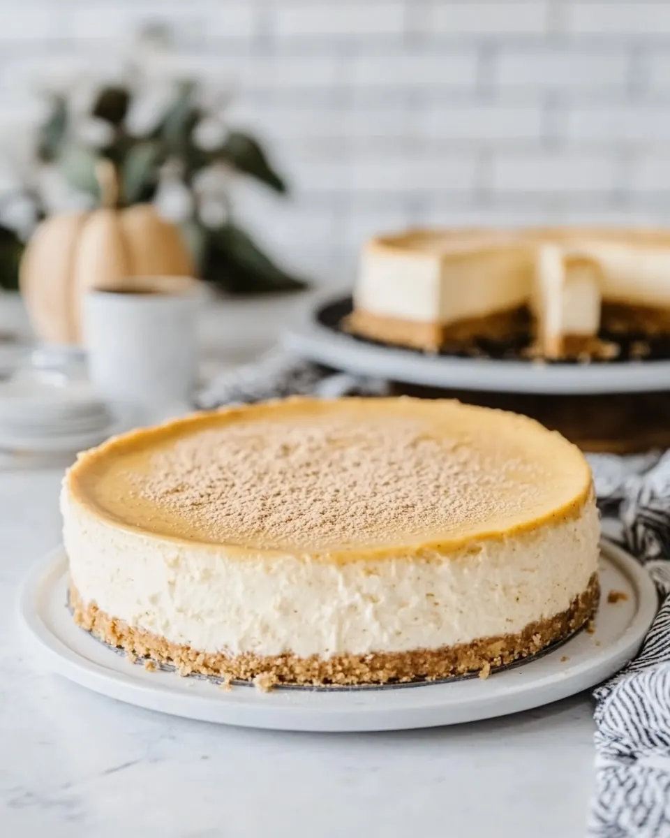 Perfectly Perfect Pumpkin Cheesecake