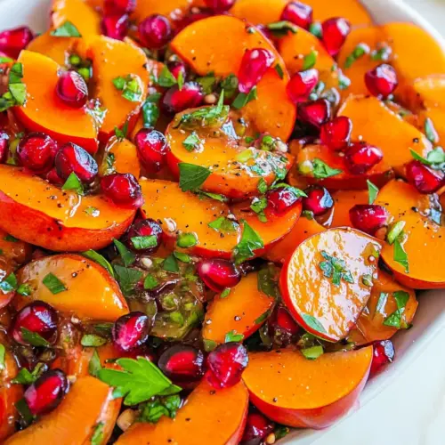 Persimmon Pomegranate Salad