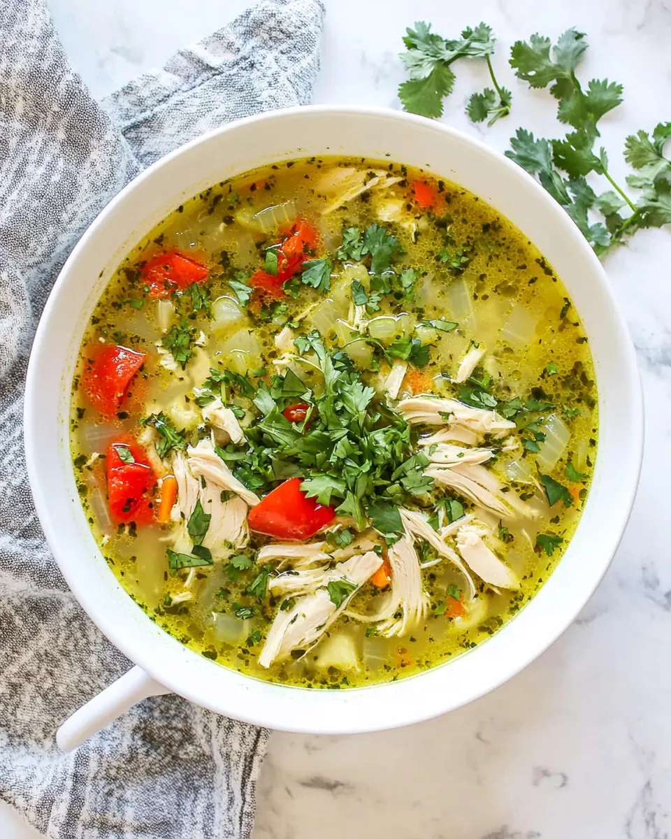 Peruvian Chicken Soup