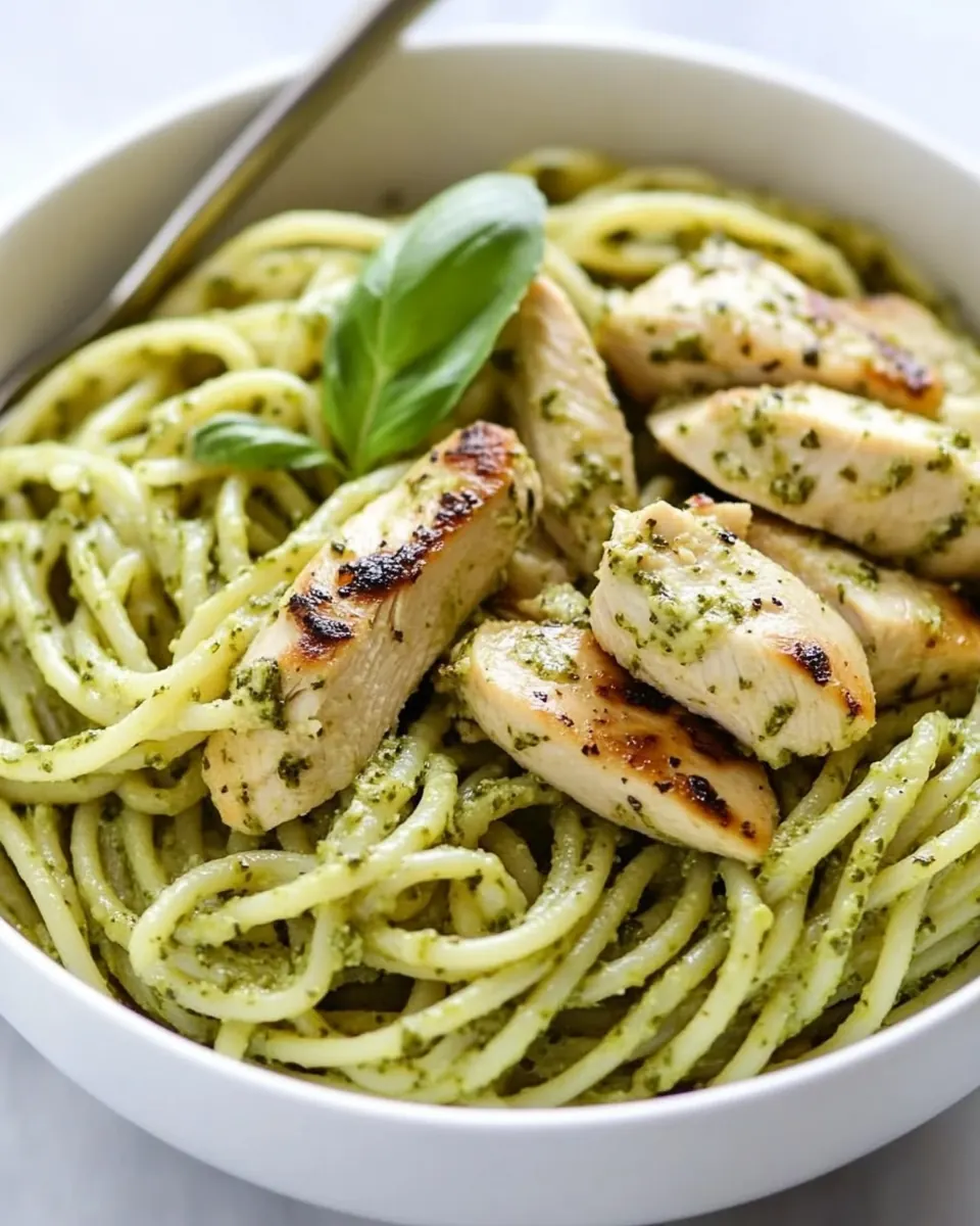 Pesto Pasta with Chicken