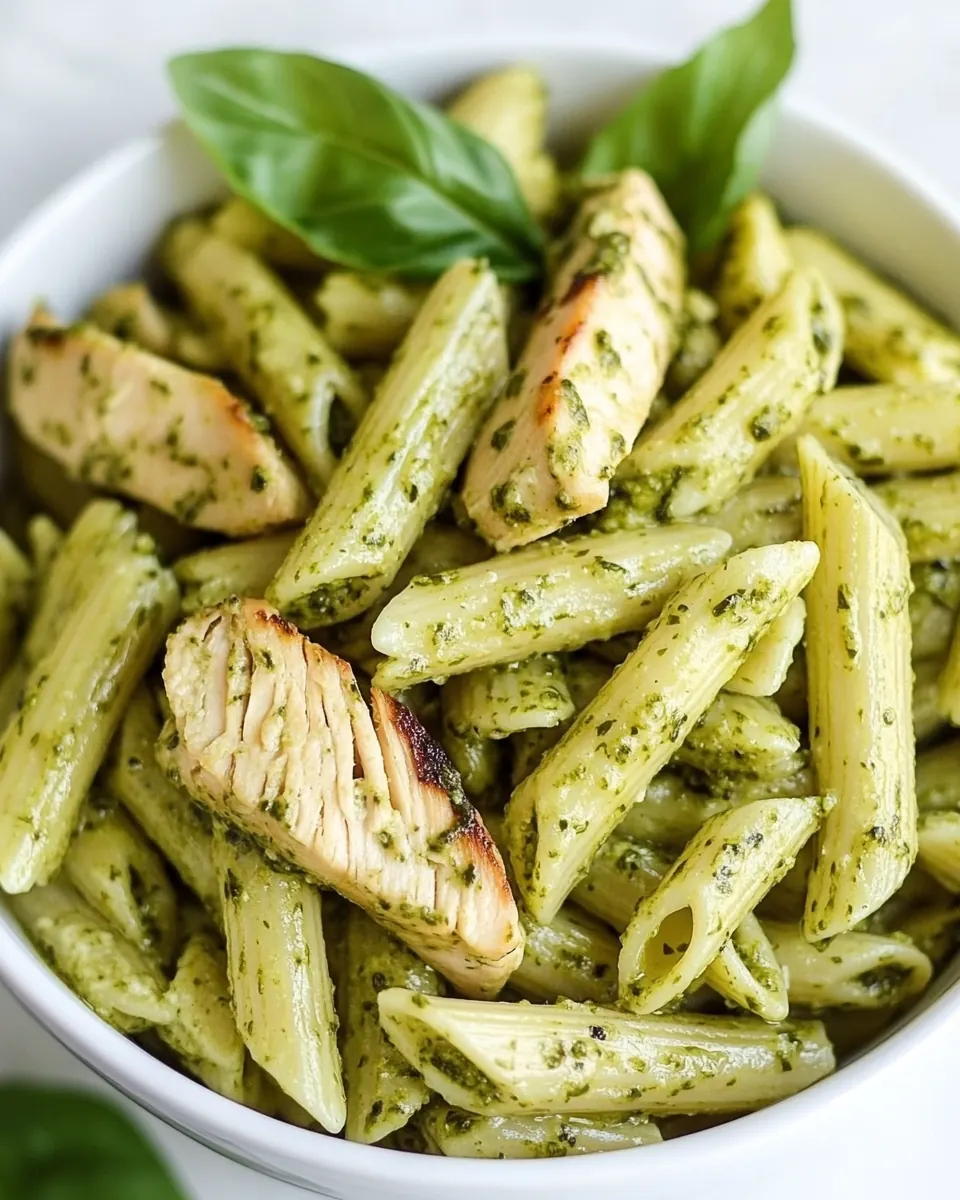 Pesto Pasta with Chicken