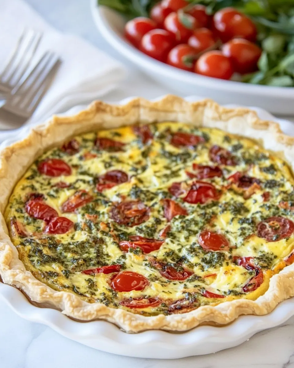 Pesto Quiche