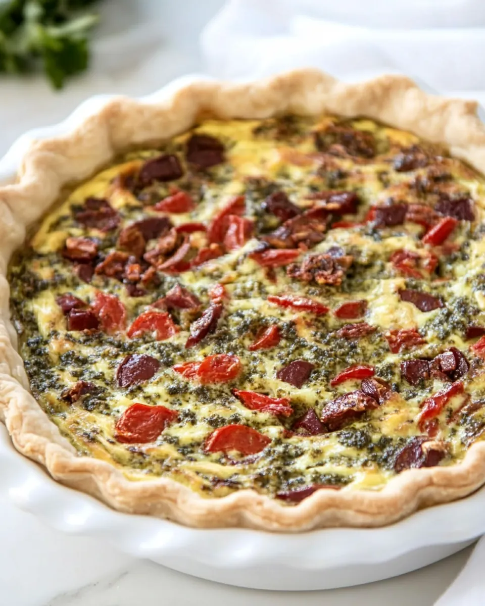 Pesto Quiche