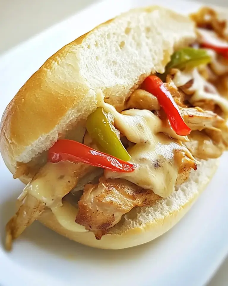 Philly Cheese Chicken Sandwich