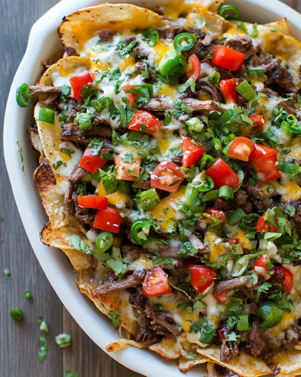 Philly Cheesesteak Nachos