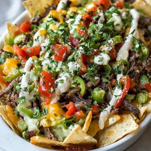 Philly Cheesesteak Nachos