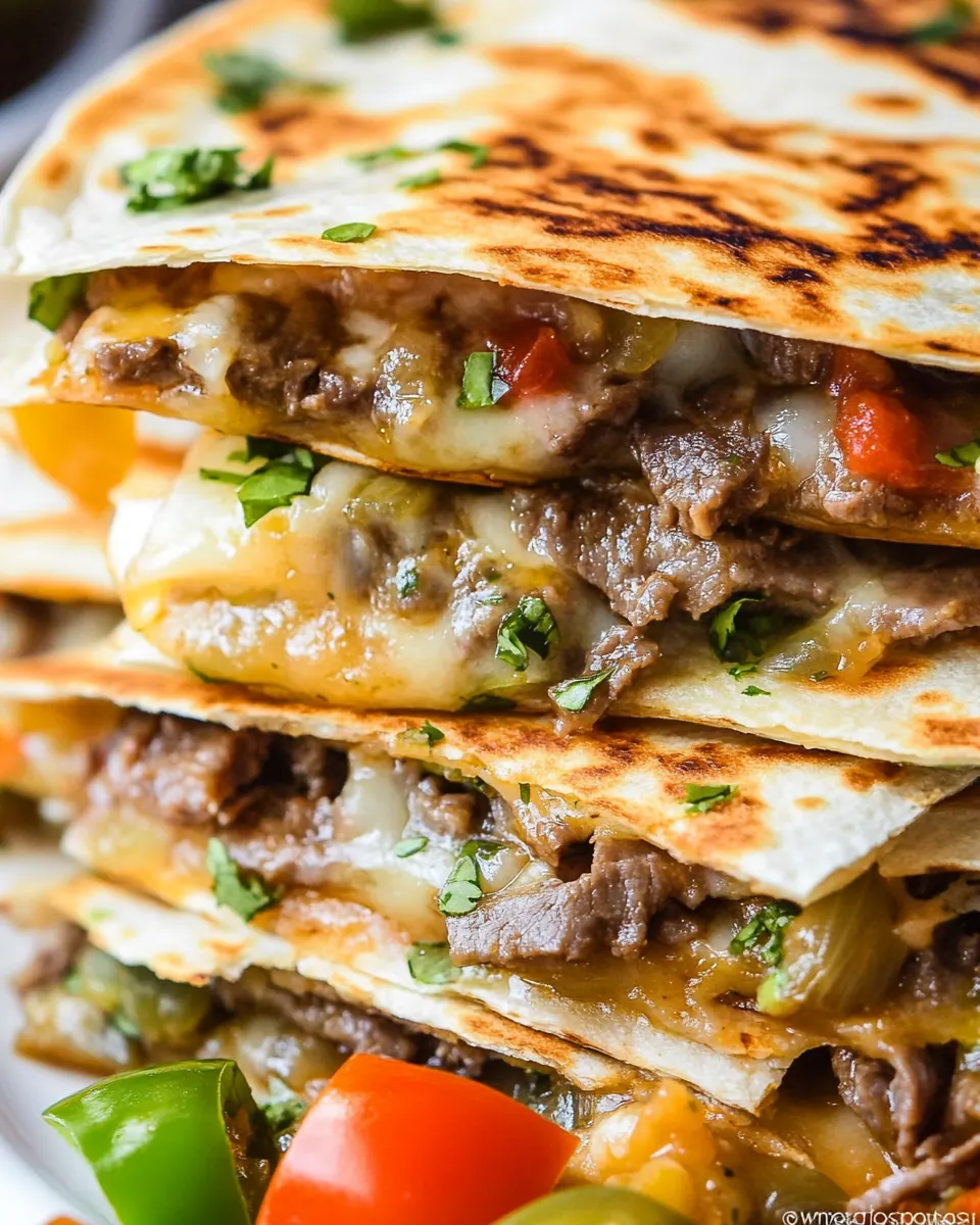 Philly Cheesesteak Quesadilla