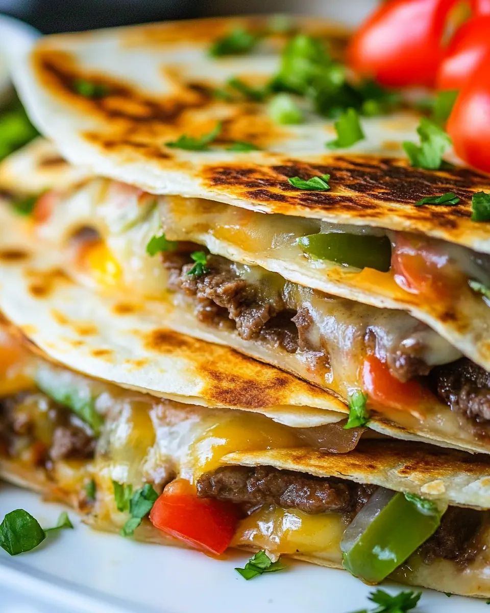 Philly Cheesesteak Quesadilla