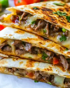 Philly Cheesesteak Quesadilla